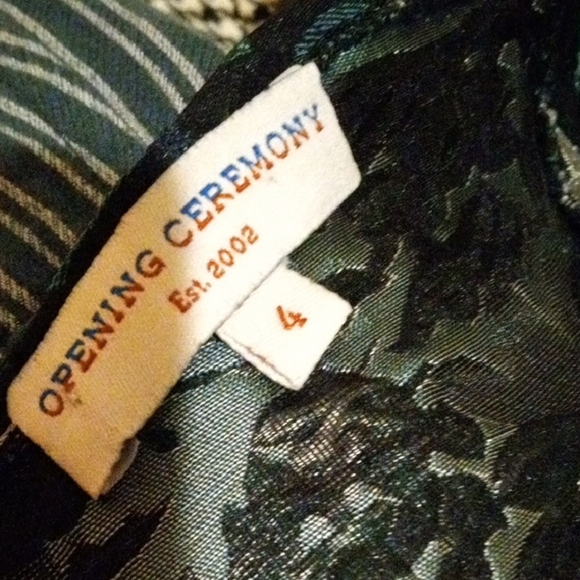 Open Ceremony Brocade Floral Dress - Picture 2 of 8